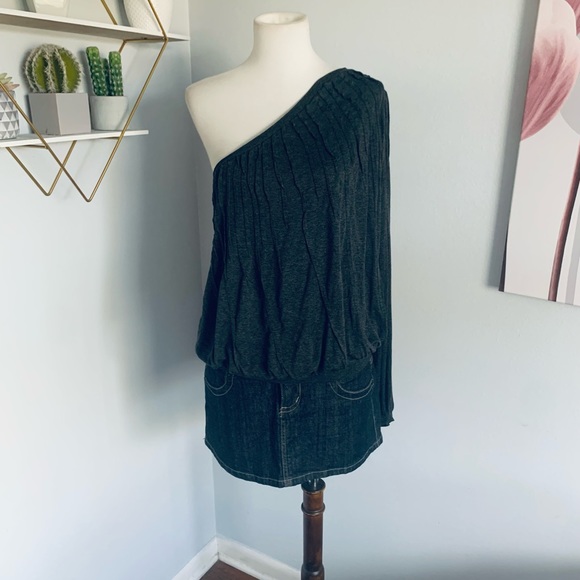 Robert Rodriguez • Gray One Shoulder Top Blouse • Size XS - Picture 7 of 11